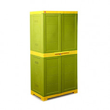 Deals, Discounts & Offers on  - CelloNoveltyBig Plastic IB Shoe Rack with lock(Green and Yellow)