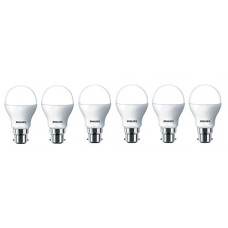 Deals, Discounts & Offers on  - PHILIPS 9W B22 LED White Bulb, Pack of 6