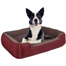Deals, Discounts & Offers on  - PAWSOME Dog Beds For Dog & Cats, Rectangle Pet Bed Thickened Enough with Soft Coral Fleece and ,Durable Dog Sofa Pet Bed