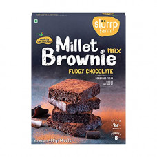 Deals, Discounts & Offers on  - Slurrp Farm Fudgy Chocolate Brownie Mix | Eggless, Wheat and Maida Free, 400g (Pack of 1)