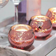 Deals, Discounts & Offers on  - The Purple Tree Mercury Glass Mosaic Tealight Candle Holders