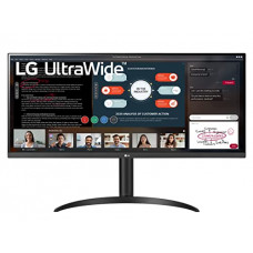 Deals, Discounts & Offers on  - LG Ultrawide 34 Inches (87 cm) WFHD 2560 X 1080 Pixels IPS Display - HDR 10, AMD Freesync, 75Hz Refresh Rate, Srgb 98%, HDMI X 2, Audio Out - Heigh Adjustable Stand - 34WP550 (Black)