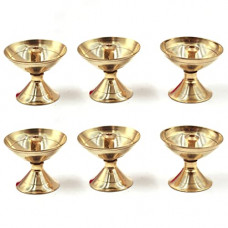 Deals, Discounts & Offers on  - CraftVatika Brass Akhand Small Diya Oil Lamp Holder