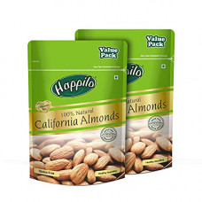 Deals, Discounts & Offers on  - Happilo 100% Natural Premium California Almonds 1 kg Each (Pack of 2) | Quality Badam Giri | High in Fiber & Boost Immunity | Real Nuts | Whole Natural Badam