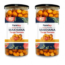 Deals, Discounts & Offers on  - Farmley Tangy Tomato Roasted & Flavored Makhana Jar 180 g (Pack of 2, Each 90 g)