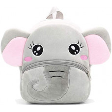 Deals, Discounts & Offers on  -  blue tree Cute Boy's and Girl's Plush Baby Elephant Animal Cartoon Mini Travel Backpack (Grey, 1-6 Years)