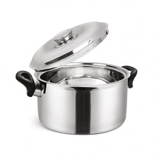 Deals, Discounts & Offers on  - Signoraware Therma Casserole with Handles Straight Shape Insulated Stainless Steel, Insulated Thermal Serving Bowl, Elegant Hot Pot Food Warmer/Cooler