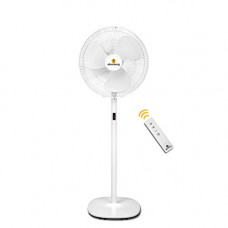 Deals, Discounts & Offers on  - [For Rupay Credit Card] Atomberg Efficio+ 400mm BLDC motor Energy Saving Pedestal Fan with Remote Control (White,Pack of 1)