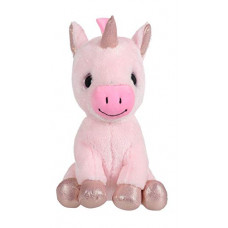 Deals, Discounts & Offers on  - Mirada 25cm Unicorn with Glitter Horn Soft Toy - Baby Pink