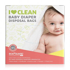 Deals, Discounts & Offers on Baby Care - Bodyguard Baby Diaper Disposable Bags - 45 Bags 45 Piece Pack