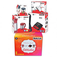 Deals, Discounts & Offers on  - Inalsa Kitchen Essential Celebration Special Combo - Mixo-Hand Mixer, Wow-Electric Kettle, Chop It XL-Mini Chopper, Snax-Sandwich Toaster (Multiple, 1500W)