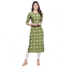Deals, Discounts & Offers on Women - [Size XL] Pinkmint Women's Crepe Maroon Color Floral Digital Printed Straight Kurti [F-530337]