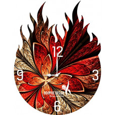 Deals, Discounts & Offers on  - Hoopoe Decor Burning Classical Wall Clock (HDWCAC029)
