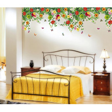 Deals, Discounts & Offers on Home Improvement - Decals Design 'Realistic Daisy Flowers Falling' Wall Sticker (PVC Vinyl, 60 cm x 90 cm, Multicolor)