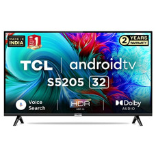 Deals, Discounts & Offers on Televisions - TCL 80 cm (32 inches) HD Ready Certified Android Smart LED TV 32S5205 (Black)