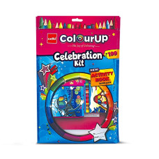 Deals, Discounts & Offers on Stationery - Cello ColourUP Celebration Kit Mega Gift Pack | Kids Colouring Set | 1 Gel Pen | 12 Crayons | 15 Oil Pastel Colouring Set | 12 Sketch Pens | 1 Eraser | 1 Mechanical Pencil | Cello Stationery Items