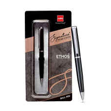 Deals, Discounts & Offers on Stationery - Cello Signature Ethos Ball Pen | Blue Ball Pen | Pack of 1 | Best Ball Pens for Smooth Writing | Pens