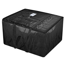 Deals, Discounts & Offers on Storage - Kuber Industries Small Size Lightweight Foldable Parachute Jumbo Underbed Storage Bag with Zipper and Handle (Black)