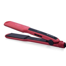 Deals, Discounts & Offers on Irons - Havells HS4121 Wide Plate hair straightener With Digital Display & Adjustable temperature, Heats Up Fast ( Red)