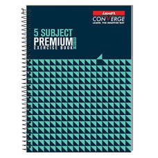 Deals, Discounts & Offers on Stationery - Luxor 5 Subject Spiral Premium Exercise Notebook, Single Ruled - (21cm x 29.7cm), 250 Pages