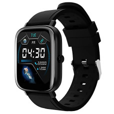 Deals, Discounts & Offers on Mobile Accessories - Zebronics ZEB-FIT280CH Smart Watch with Screen Size 3.55cm (1.39inch) 12 Sports Modes, IP68 Waterproof, Heart Rate, BP, SpO2, Caller ID, 7 Days Storage (Black)