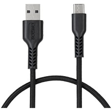 Deals, Discounts & Offers on Mobile Accessories - Amazon Brand - Solimo Unbreakable 3A Fast Charging Tough Braided Type C USB Data Cable  1.5 Meter