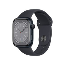 Deals, Discounts & Offers on Mobile Accessories - Apple Watch Series 8 GPS 41mm Midnight Aluminium Case with Midnight Sport Band - Regular