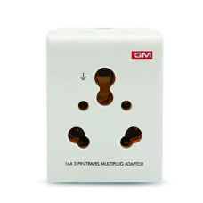 Deals, Discounts & Offers on Home Improvement - GM 3050 16 Amp 3 Pin Multi-Plug Adaptor