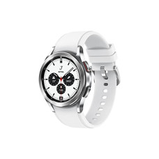 Deals, Discounts & Offers on Tablets - Samsung Galaxy Watch4 Classic Bluetooth(4.2 cm, Silver, Compatible with Android Only)