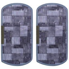 Deals, Discounts & Offers on  - Heart Home 3D Checkered Design PVC 2 Pieces Fridge/Refrigerator Handle Cover (Grey) - CTHH6545, Standard