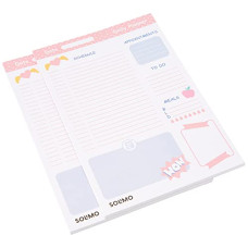 Deals, Discounts & Offers on Stationery - SOLIMO NOTEPAD, 50 TEAR-OFF SHEETS, FOR BOYS & GIRLS, PACK OF 2