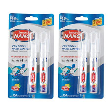 Deals, Discounts & Offers on  - Luxor Nano Pen Lemon Zest Alcohol Based Hand Sanitizer Spray (10 ml X 2) - Pack of 2