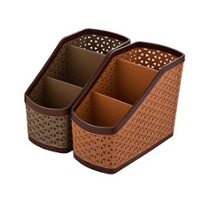 Deals, Discounts & Offers on  - Kuber Industries Compact Plastic Storage Basket,2 Piece (Multi)