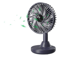 Deals, Discounts & Offers on  - ORICO Portable Desk Fan,90 Degree Rotation Small Cooling Fan USB Fan with 3 Speeds Adjustable,7-Blade Strong Airflow, Super Quite Personal Fan Table Fan