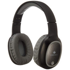 Deals, Discounts & Offers on Headphones - ZEBRONICS Zeb-Thunder Bluetooth Wireless Over Ear Headphone FM, mSD, 9 hrs Playback with Mic (Black)