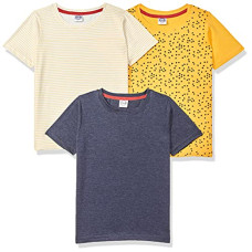 Deals, Discounts & Offers on  - [Size 7 -11Y] Gubbarey Boy's Regular Fit T-Shirt
