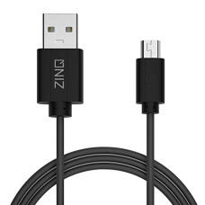 Deals, Discounts & Offers on  - Zinq Technologies Micro to USB 2.0 Round Cable with High Speed Charging, Quick Data Sync, PVC Connector For All USB Powered Devices, Tablet, Personal Computer, Smartwatch, Laptop, Smartphone (Black)