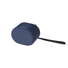 Deals, Discounts & Offers on Electronics - AmazonBasics Bluetooth 5.0 Speaker, Powerful Bass, 5W Sound, Upto 19hrs Playtime, MicroSD Card, AUX and USB Input Support and Noise Cancelling Mic, 1-Year Warranty (Blue)
