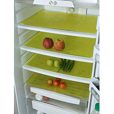 Deals, Discounts & Offers on  - Kuber Industries PVC 6 Pieces Fridge Mat Set (Yellow) -CTKTC6984