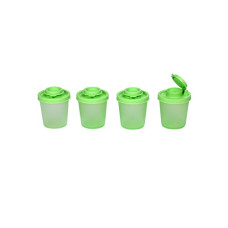 Deals, Discounts & Offers on  - Signoraware Medium Spice Shaker Set, 90ml, Set of 4, Parrot Green
