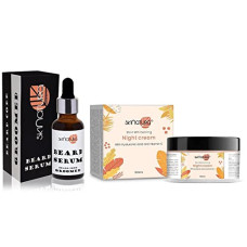 Deals, Discounts & Offers on Beauty Care - Skinatura Groomed Beard Mustache Growth Serum-30Ml + Skin Whitening Night Cream-50Gm Combo Pack