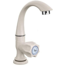 Deals, Discounts & Offers on Home Improvement - KI plastic Big Swan Neck Tap, White, Polished Finish