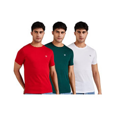 Deals, Discounts & Offers on Men - Cazibe Men's Plain Regular Fit T-Shirt