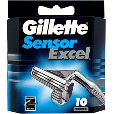Deals, Discounts & Offers on  - Gillette Sensor Excel Comfort Razor Blades (Pack of 10) with Ayur Product in Combo