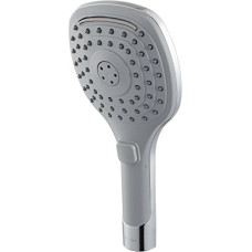 Deals, Discounts & Offers on Home Improvement - Hindware F160083CP 120mm, ABS 3 Flow Hand Shower with Pressing Switch (Grey)