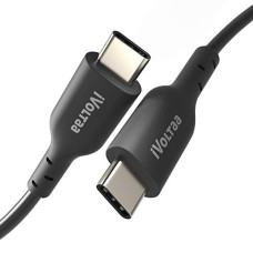 Deals, Discounts & Offers on  - iVoltaa Type C to Type C Cable 2.0 Type C PD Fast Charging Cord Compatible with Galaxy Note 10 9 S10 S9 Plus, MacBook Air, iPad Pro 2018, Pixel 4 3 2 XL and other Type C devices - 1.5M / 5 Ft Long