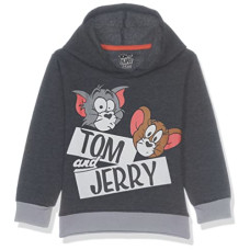 Deals, Discounts & Offers on  - URBANPLAYERS Girl's Plain Regular fit Hoodie (ETGSS2020SER15_Grey_5-6YR 5-6YR)