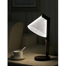 Deals, Discounts & Offers on  - Sagrach Romantic Home 3D Hat Shape LED Desk Table with Stainless Still Body Lamp Night (White)