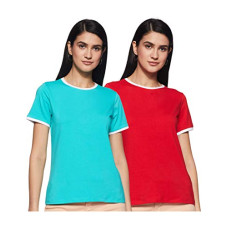 Deals, Discounts & Offers on Women - [Size S] Amazon Brand - Symbol Women's Regular Fit T-Shirt