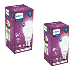 Deals, Discounts & Offers on  - Philips Ace Saver 9 Watt LED Bulb, Base B22 (Cool Day Light), Pack of 2